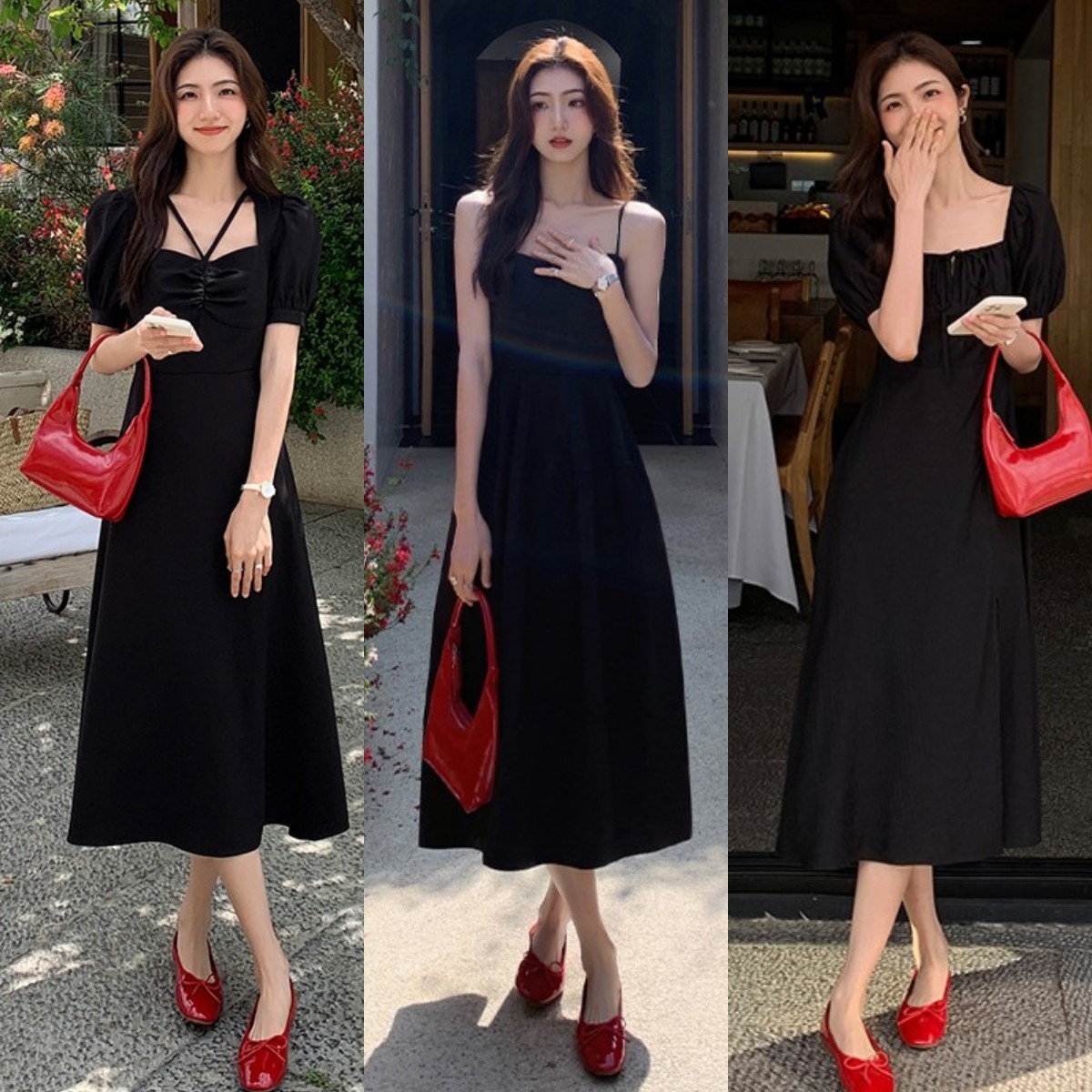 什么鞋子搭配连衣裙不累脚还好看,夏季藏蓝色连衣裙搭配什么鞋好看