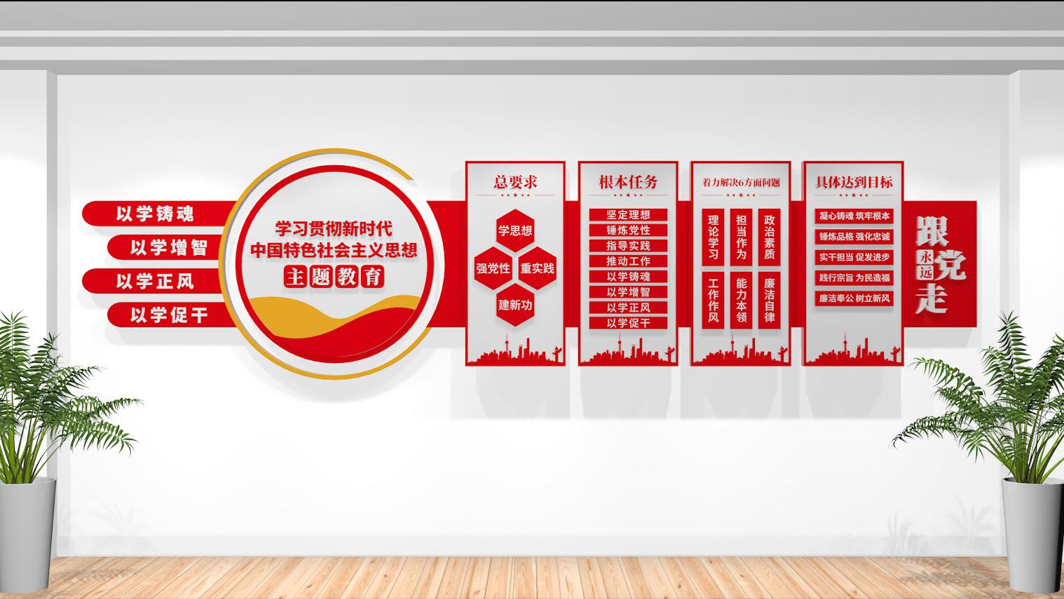 党建文化墙内容更新报道,2023年党建文化墙创意设计图片