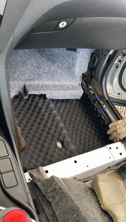 新胜达双层隔音玻璃,现代新胜达汽车音响隔音改装