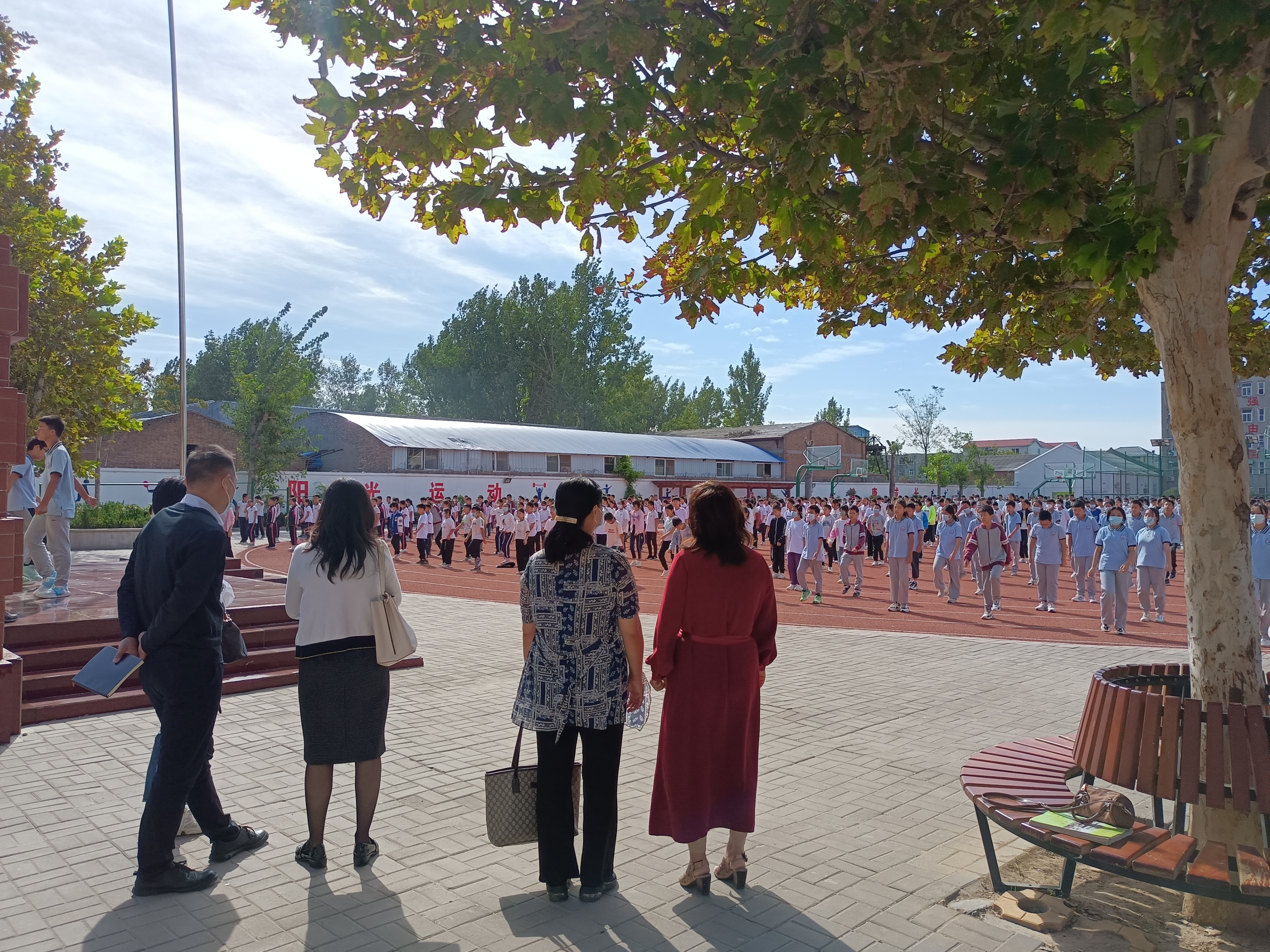 市教育局督导检查三中开学,县教体局检查组检查小学开学工作