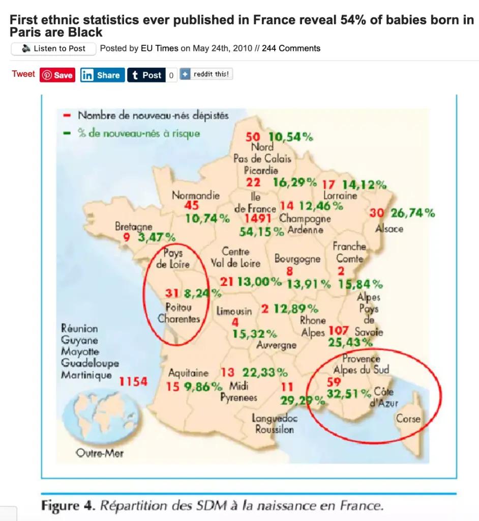 黑人占比54%的法国足球队，是不是说明法国快被黑人占领了？