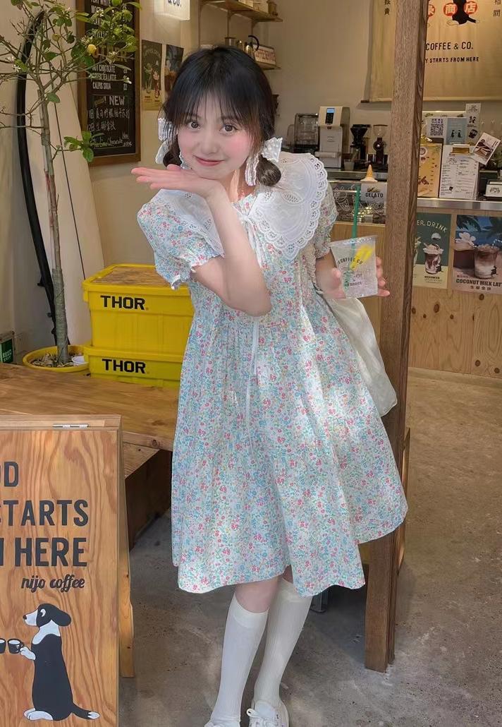 油画裙半身裙,吊带油画裙