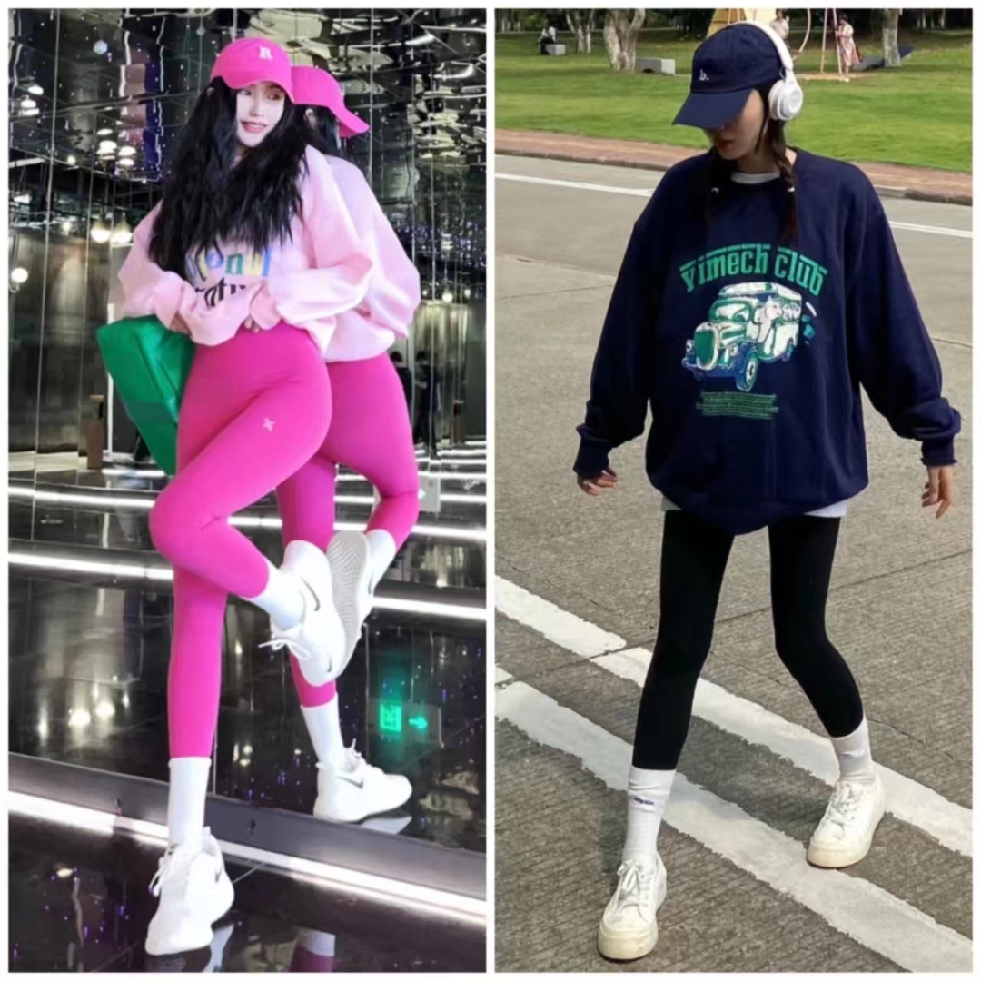 瑜伽裤穿出自然不做作风情,瑜伽裤穿出高级感