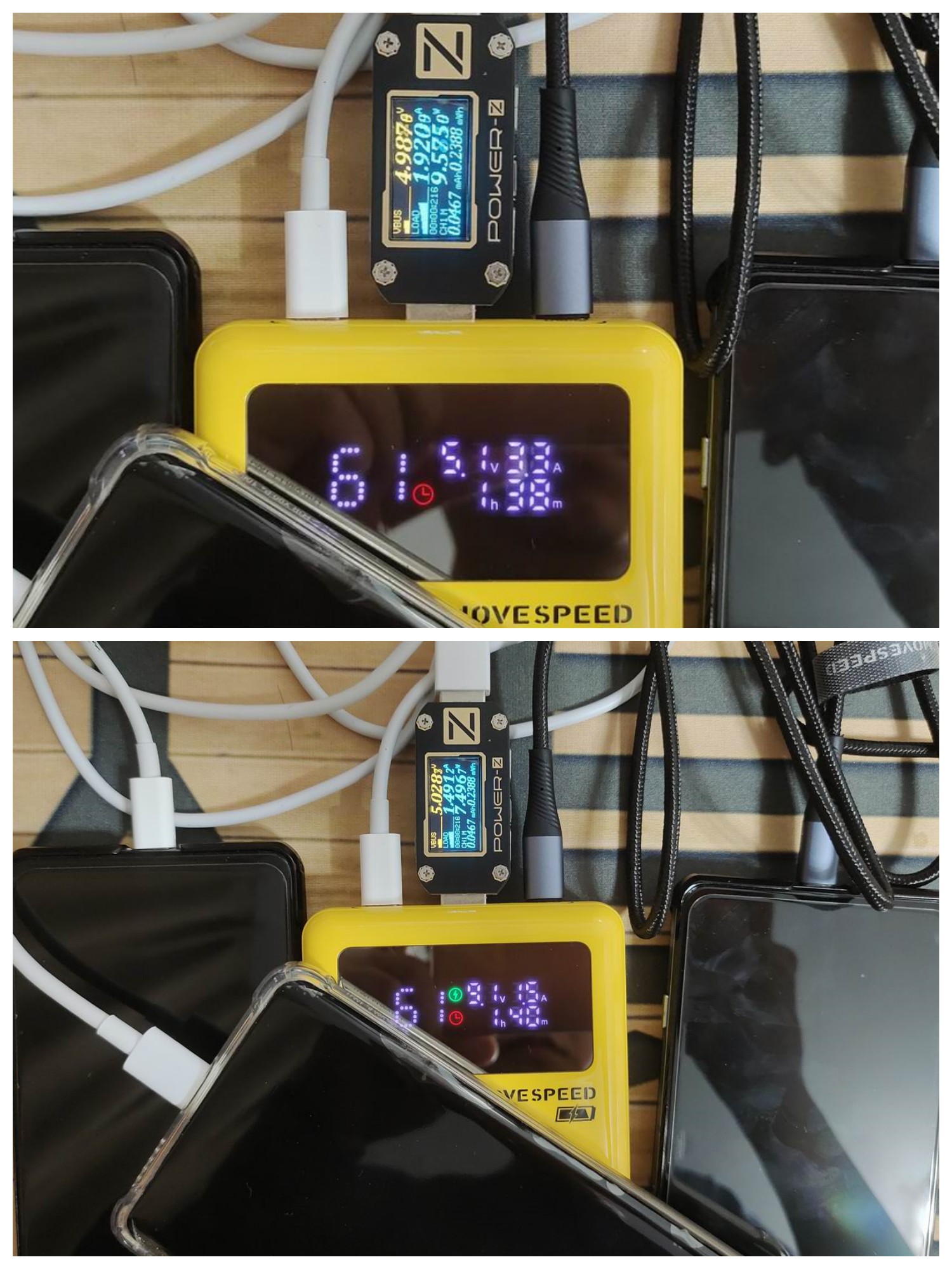 睿量双向快充移动电源测评,移速能量星球充电宝测评