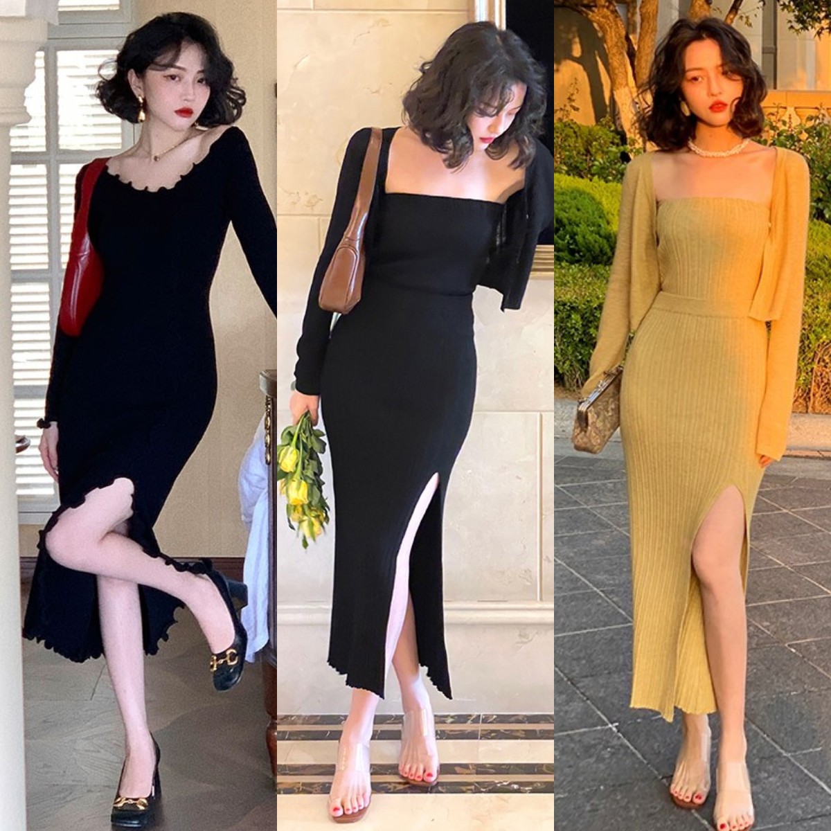 腿粗包臀裙怎么搭配,大屁股穿包臀裙怎么搭配