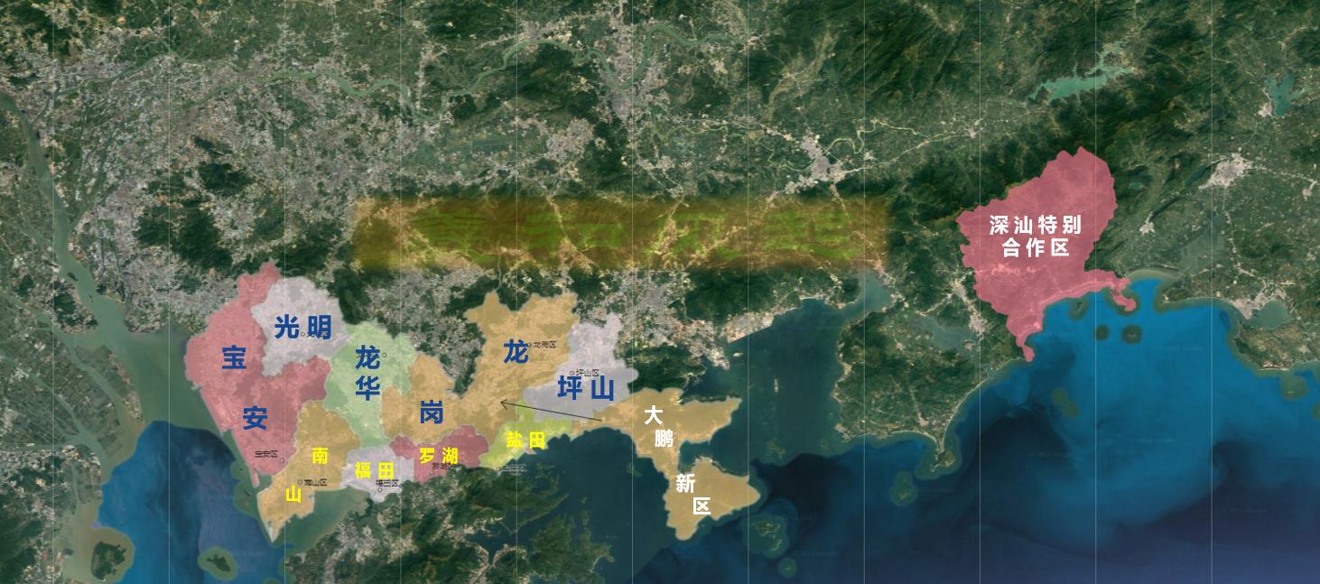 深圳的区域划分发展历史,深圳各区成立时间先后排名
