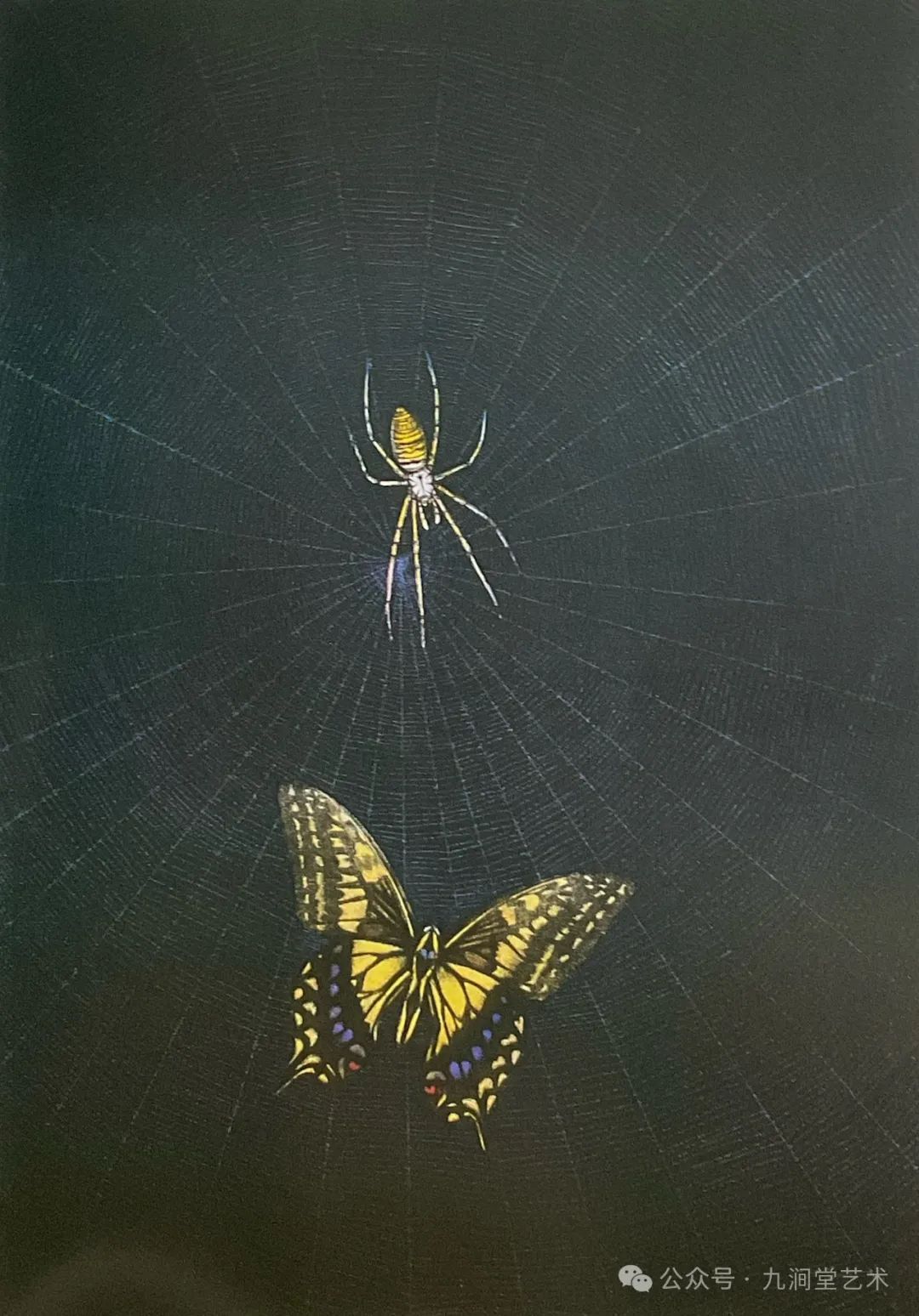 岩彩画与现代结合,岩彩画重彩