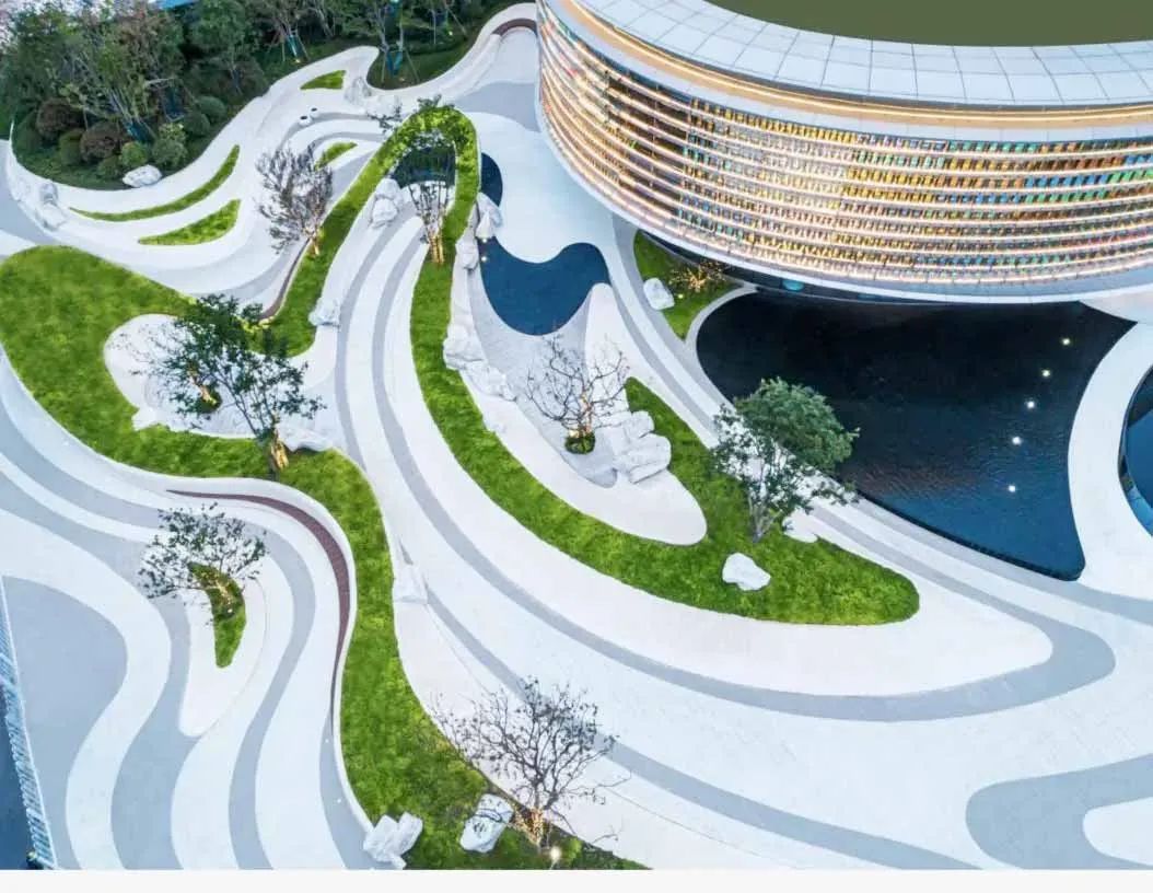 第四代住宅庭院景观,第四代住宅景观细节