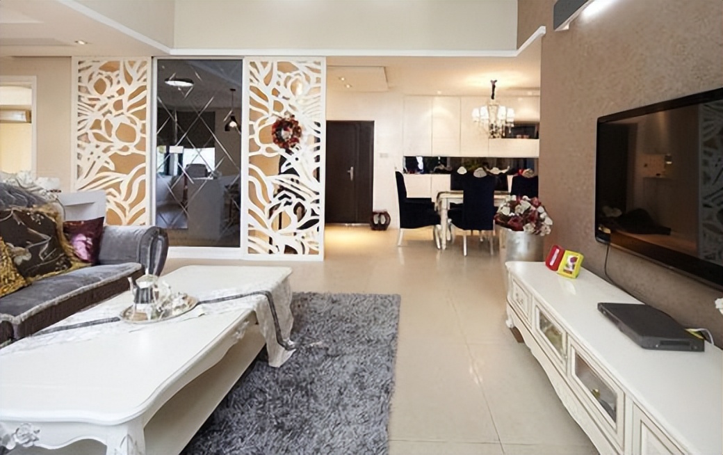 简欧风格装修效果图三房二厅二卫,简欧风装修房子效果图