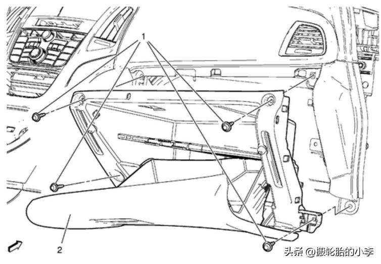 别克英朗空调滤清器怎么拆装,别克英朗更换空调滤清器