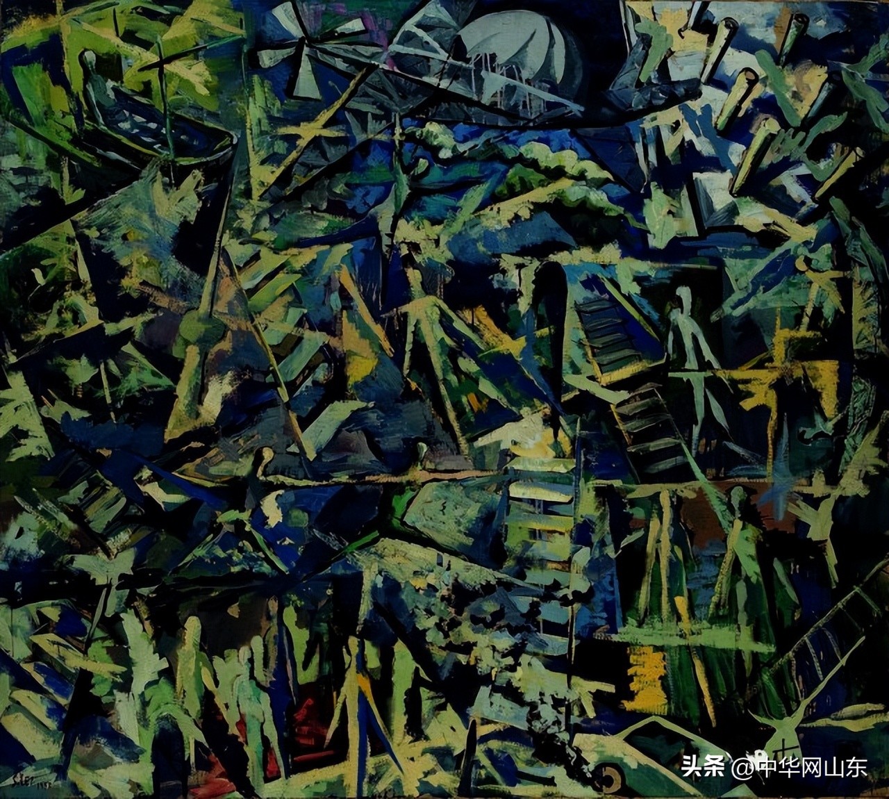 石磊中国画,石磊艺术照片