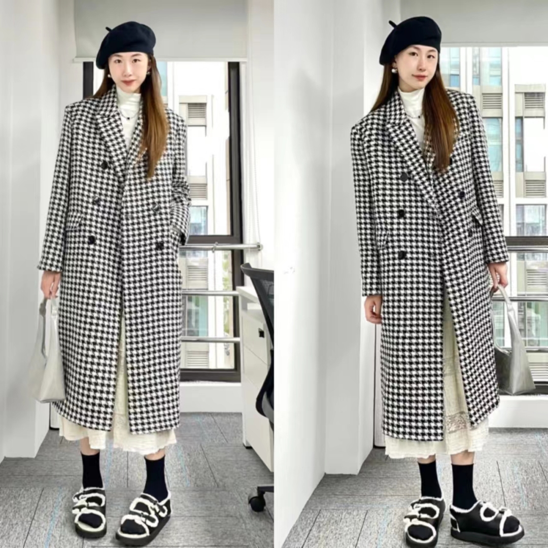 19套长款大衣内搭推荐,层次分明显高显瘦