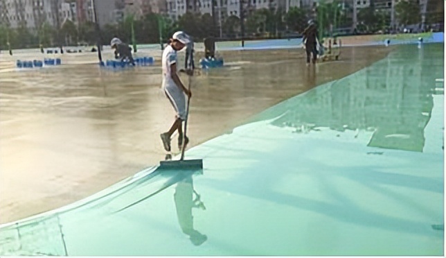 篮球场地面硅pu施工,篮球场地面硅pu施工流程