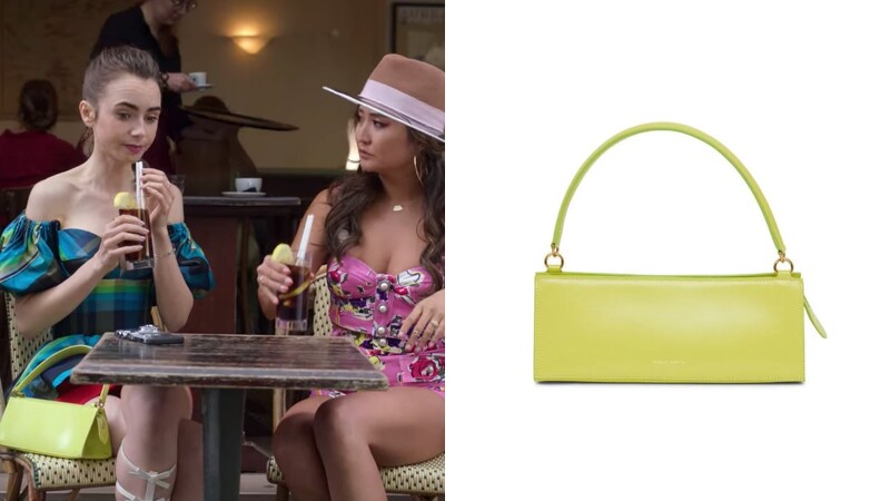 《艾蜜莉在巴黎2》Emily爱包盘点粉橘编织呼应渡假轻松氛围