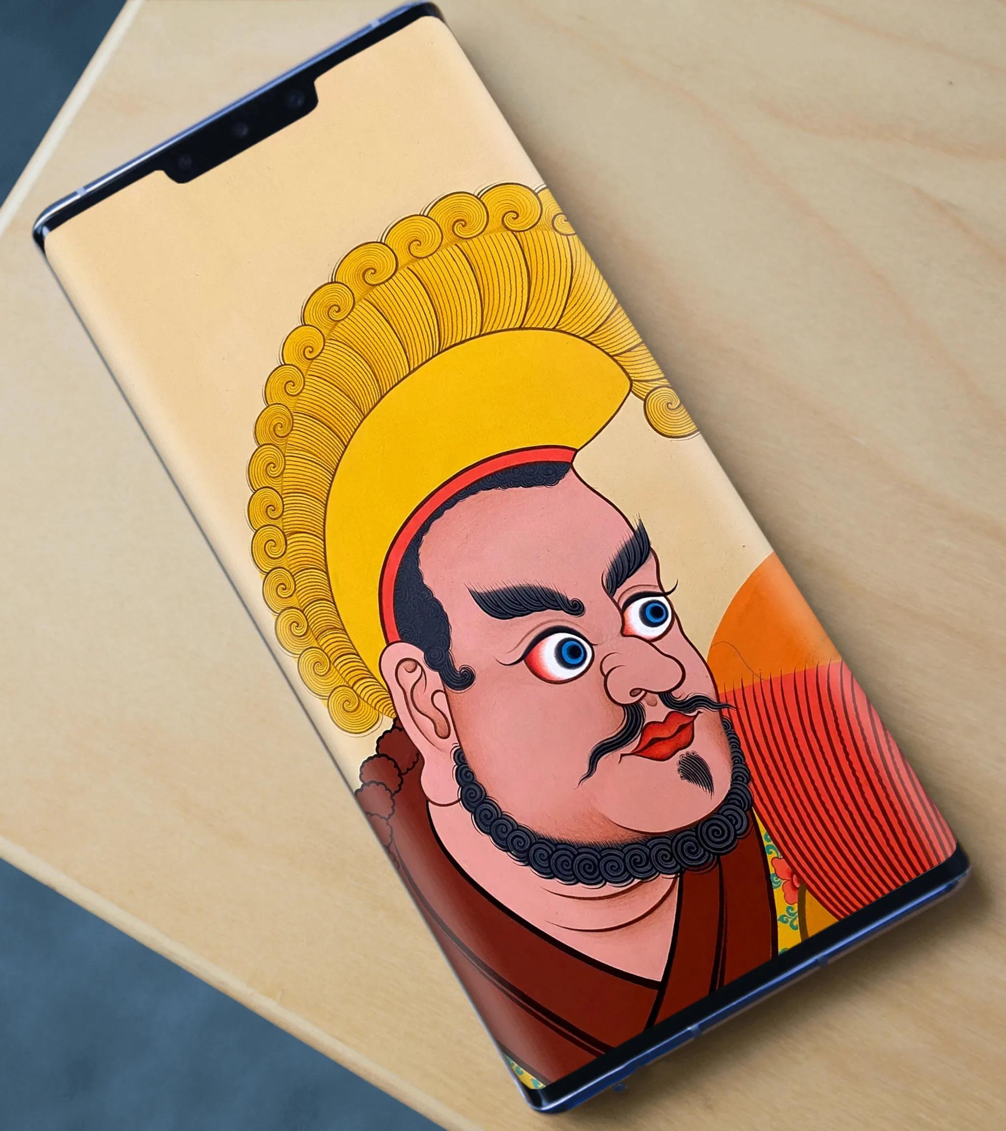 准提佛母唐卡高清壁纸,阿弥陀佛唐卡超清壁纸