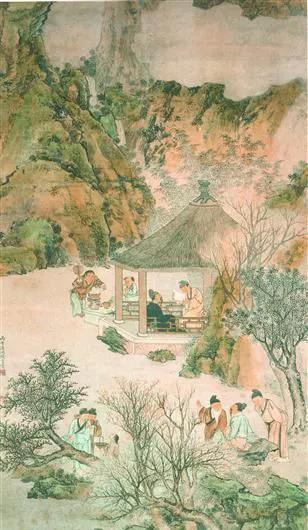 花鸟山水古画图片大全,中国名画山水画花鸟画