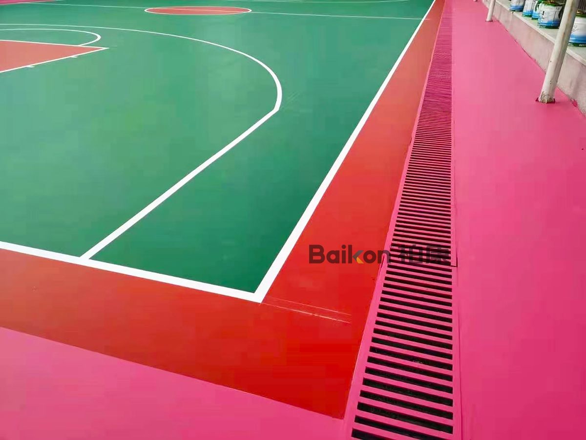 广州硅pu篮球场地面,蔡甸好的硅pu塑胶篮球场