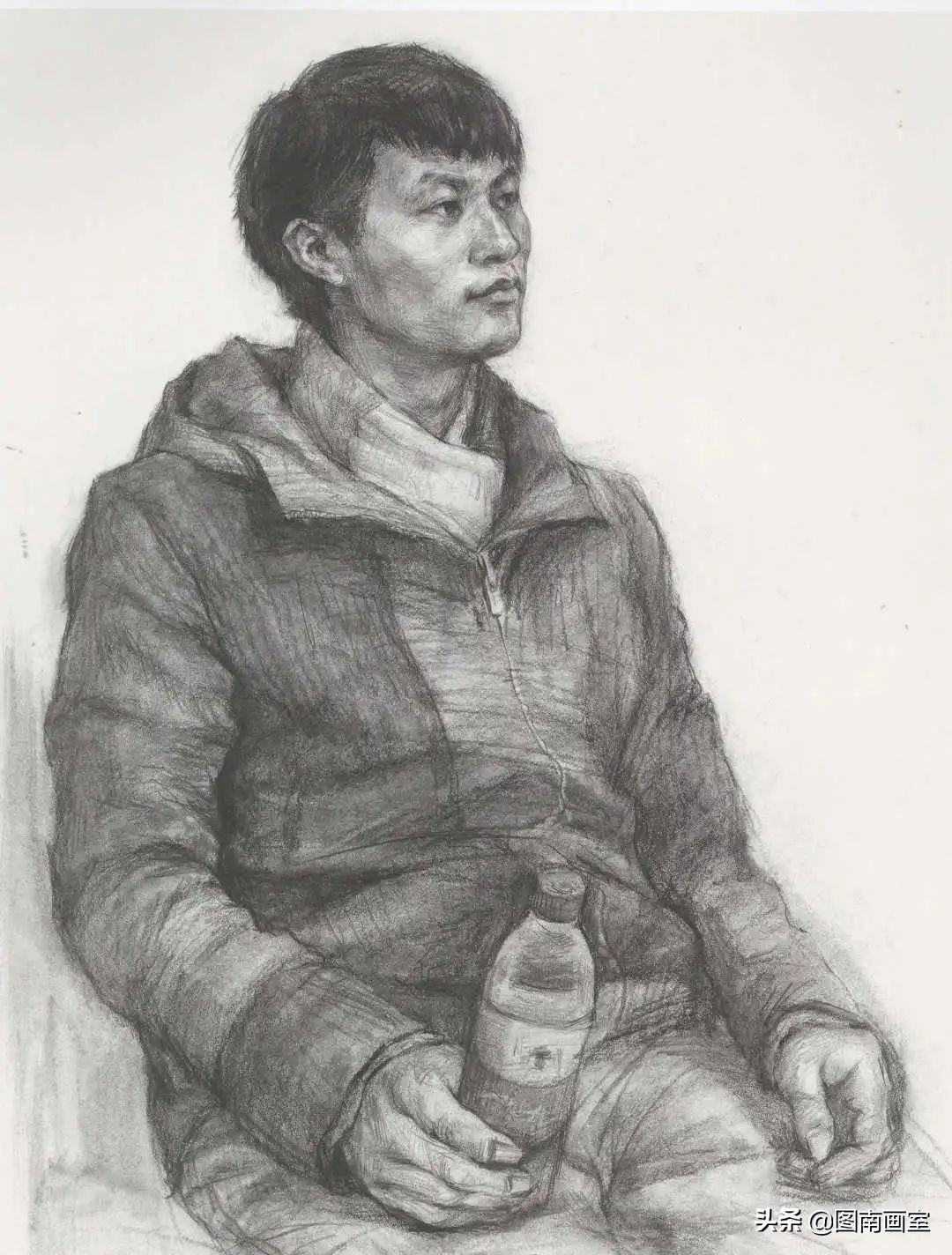 中国美术学院素描头像高分作品,全国素描高分作品