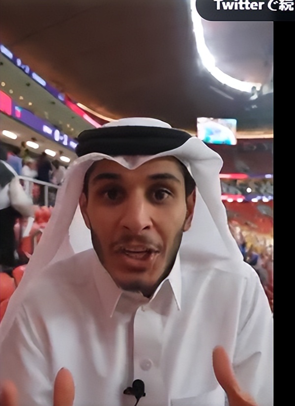 看世界杯的卡塔尔王子,看世界杯的卡塔尔小王子表情