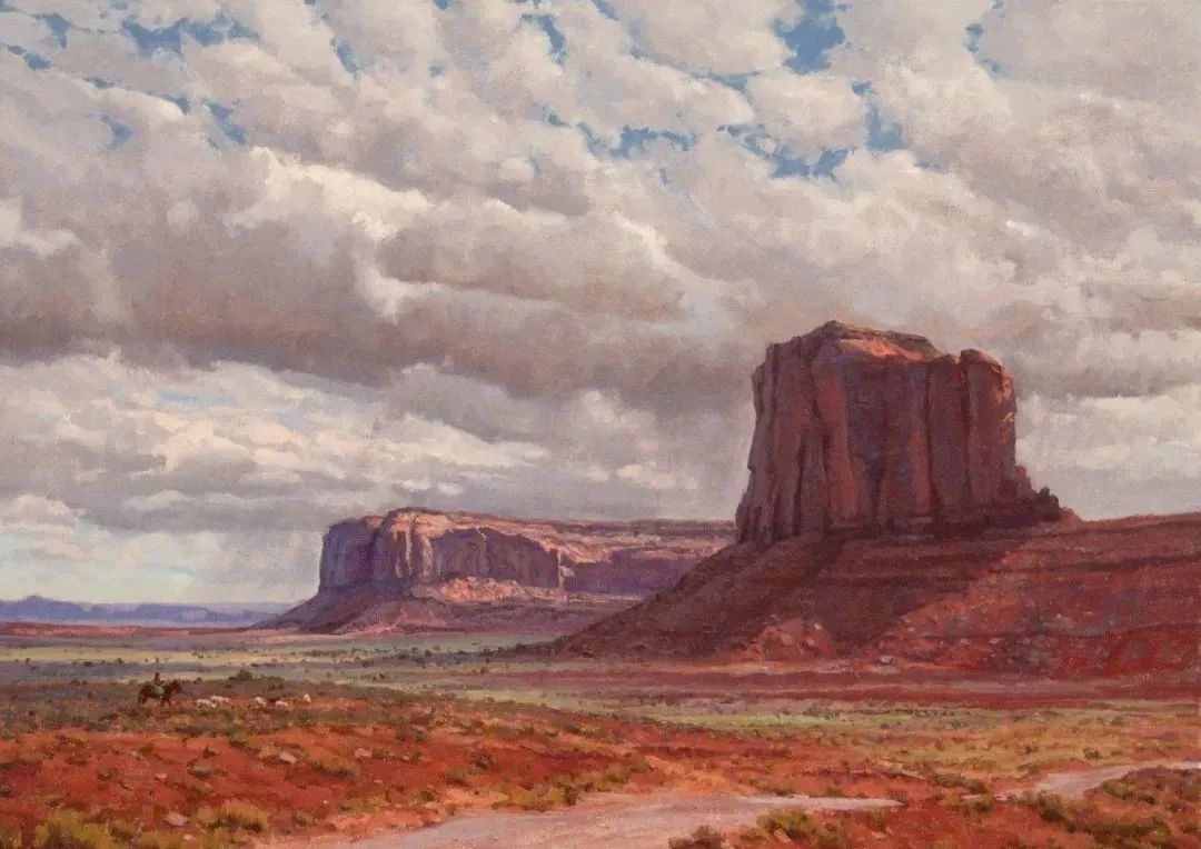 大师笔触生动的风景油画,视觉冲击力很强的风景油画图片