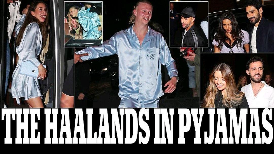 英超首秀哈兰德,哈兰德带女友酒吧蹦迪