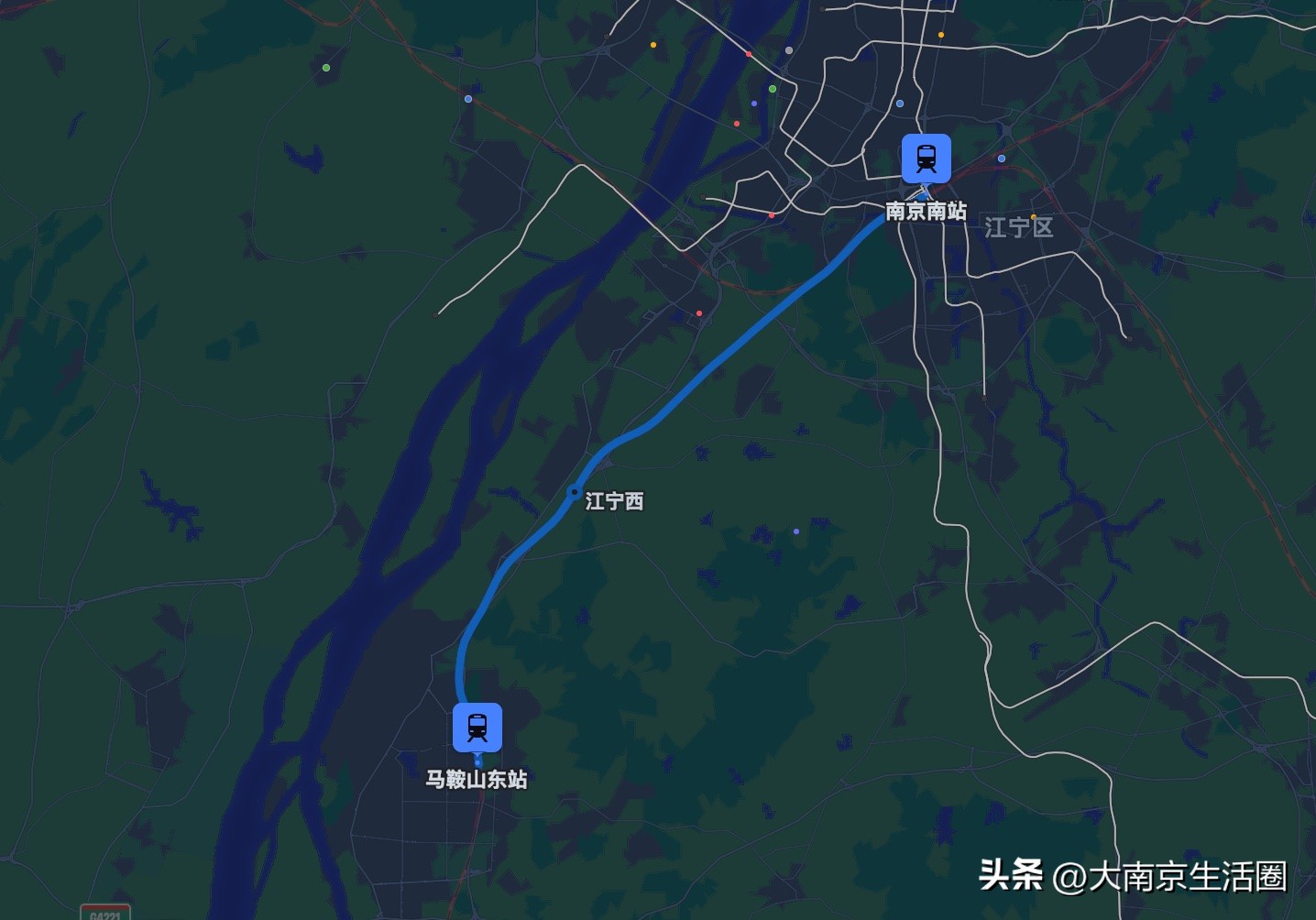 马鞍山和南京的分界线地图,南京为什么和马鞍山很近