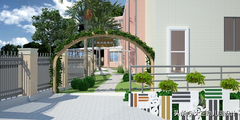 幼儿园环境创设与幼儿园课程,快乐幼儿园为主题的幼儿园环创