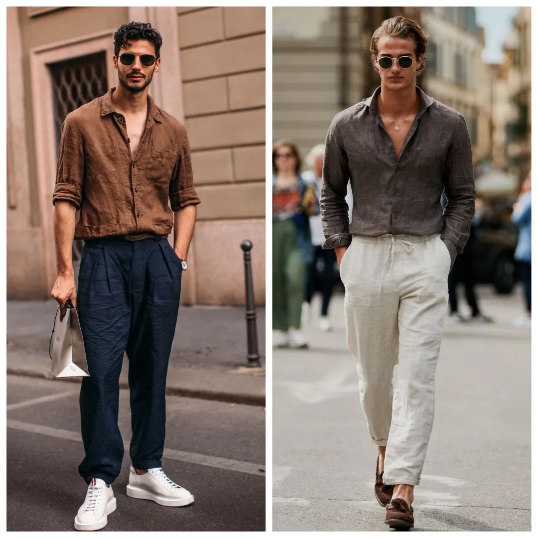 男士夏天亚麻,为什么有钱人都喜欢穿棉麻