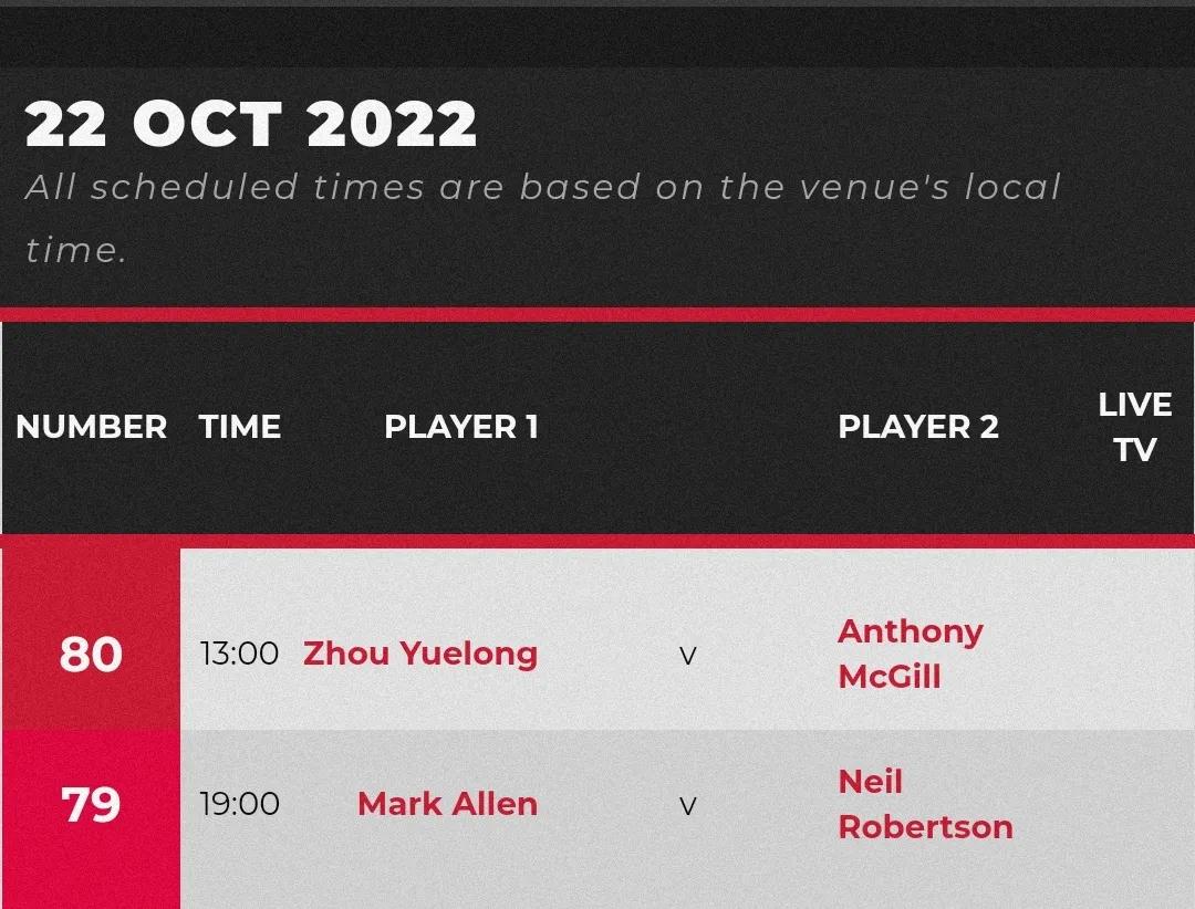 北爱尔兰决赛周跃龙,2022苏格兰公开赛周跃龙