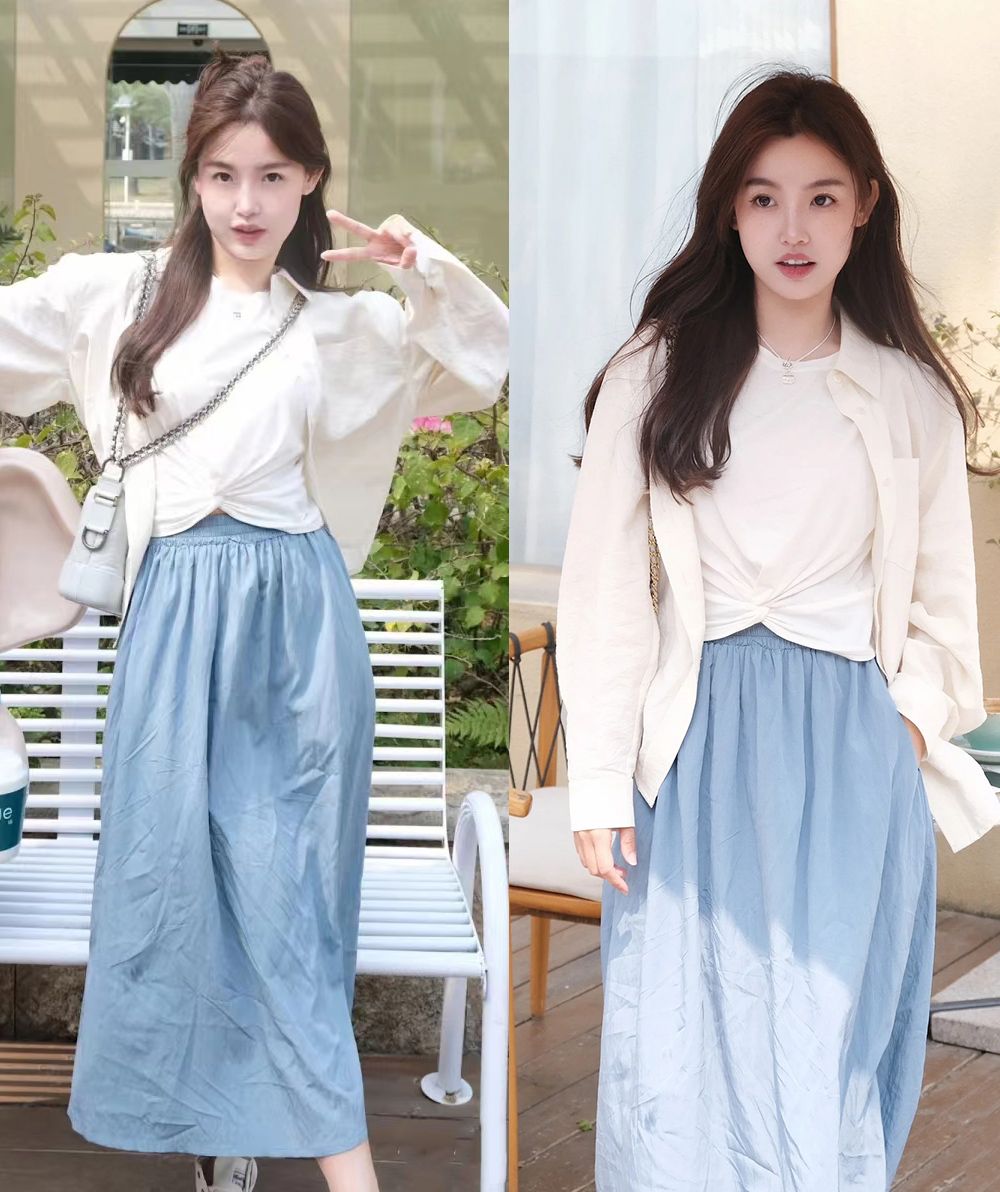 夏季时髦的穿搭是一种美,冬季穿搭不用多两衣一裙就足够了