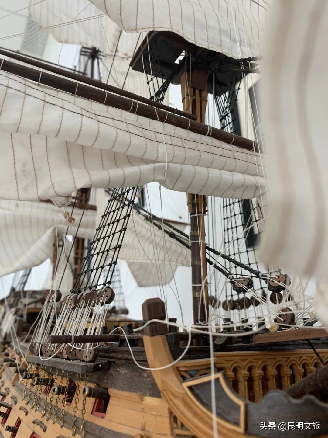 郑和西洋船模型,郑和宝船船模