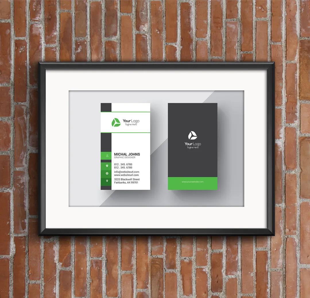 高档名片设计模板,高端名片设计大气商务简洁美观