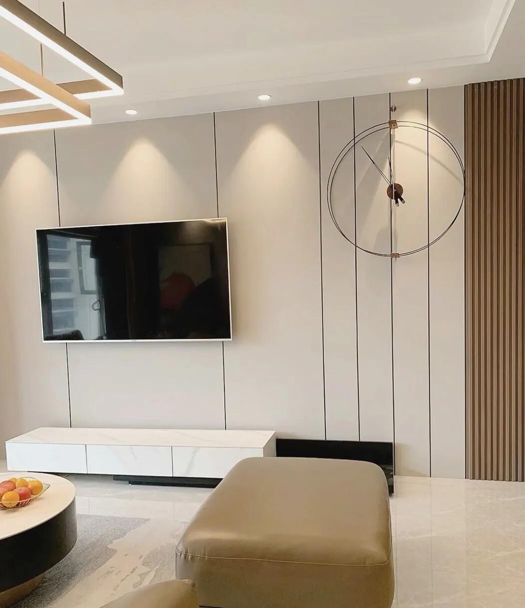 30款悬空背景墙,简约隐形门背景墙