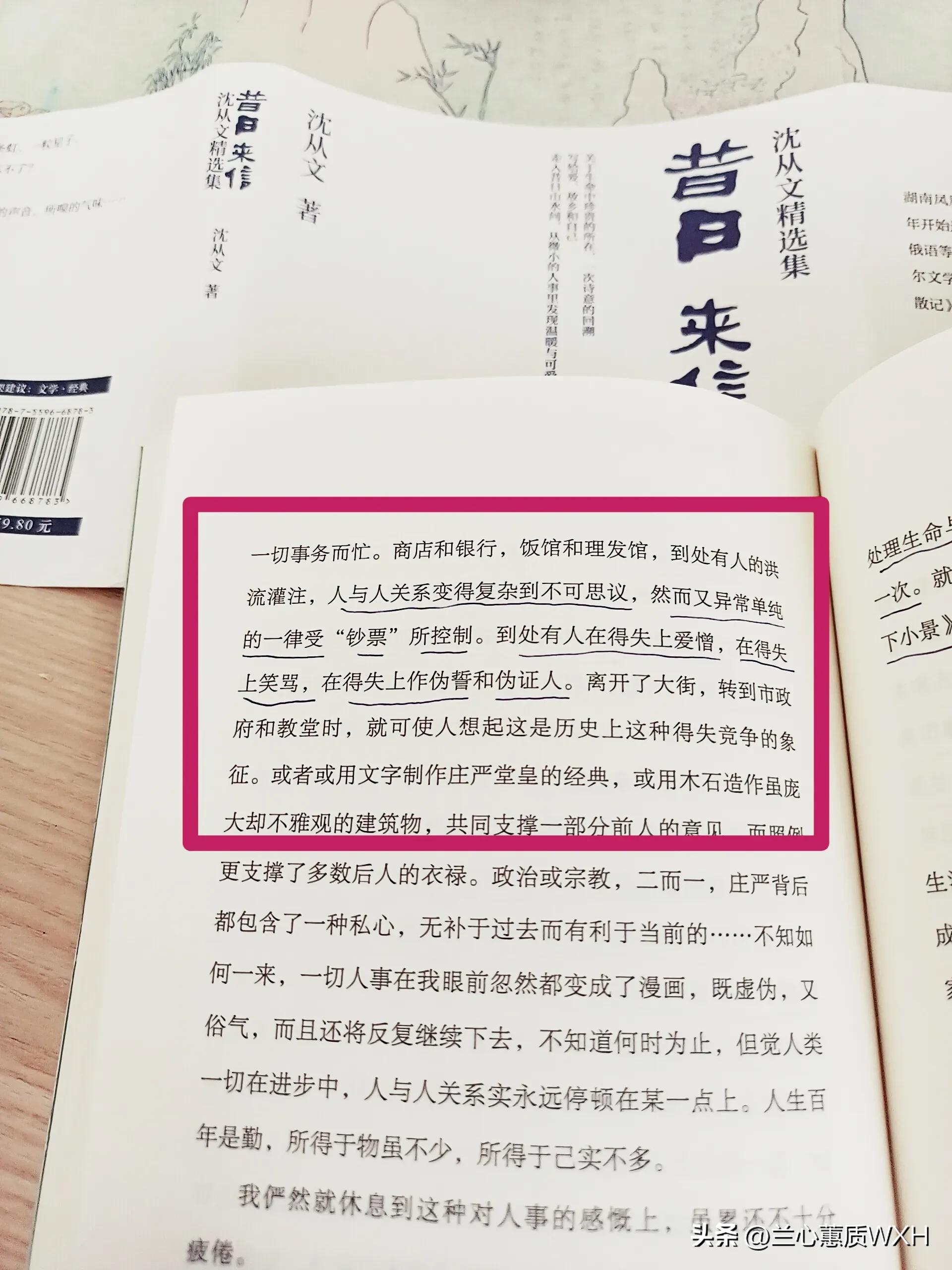 昔日来信沈从文,沈从文写给自己的家乡