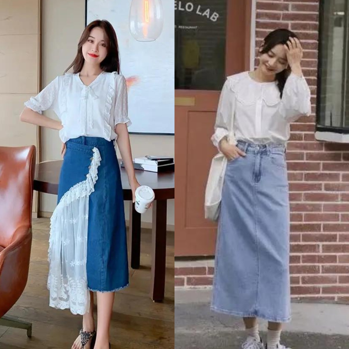 夏天裙子搭配什么鞋子显腿长,夏日搭配有哪些半身裙显腿长