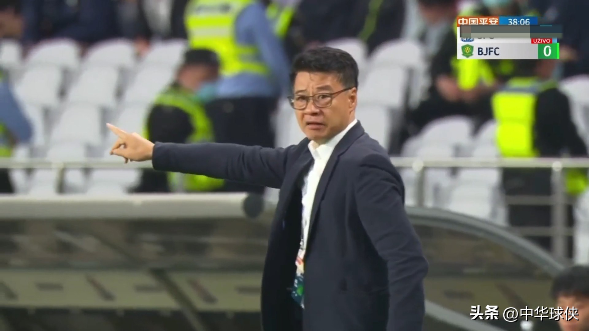 中超北京国安对阵上海申花集锦,中超上海申花1-1北京国安赛后