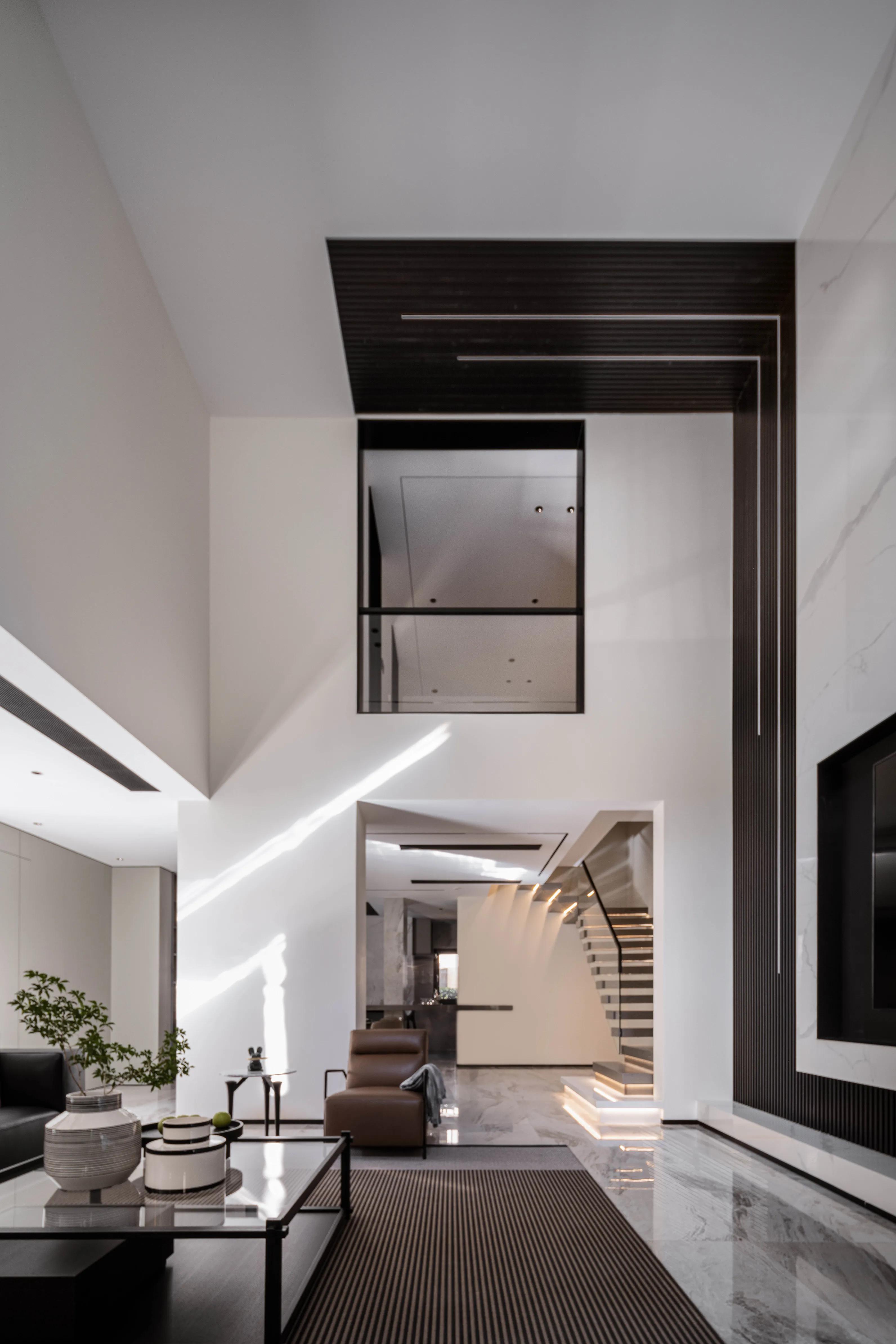 班兰家具设计,一抹蓝雅致样板间设计