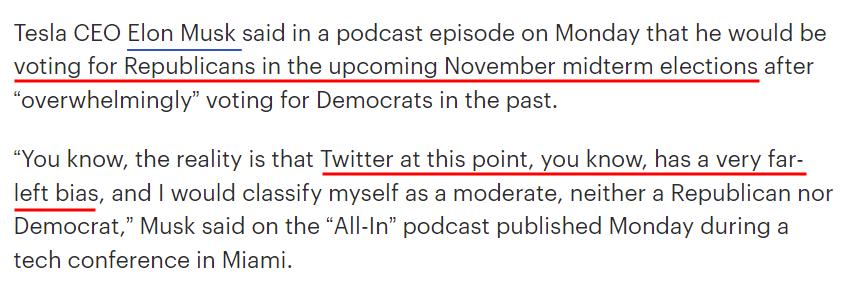 马斯克推特发文说拜登,拜登否认马斯克推特收购案