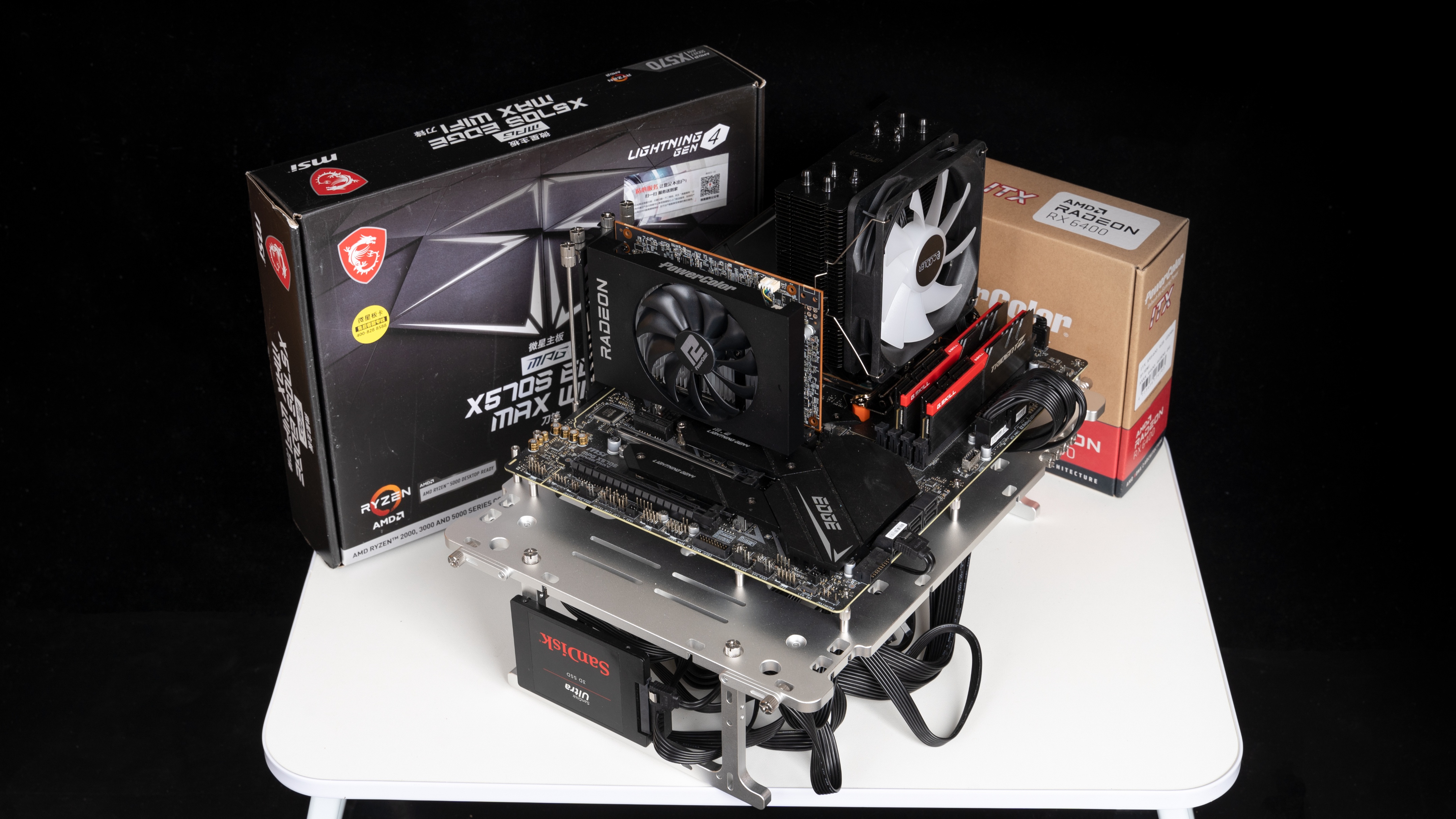 全新千元亮机卡怎么选，RX6400对比GTX1050Ti实测告诉你