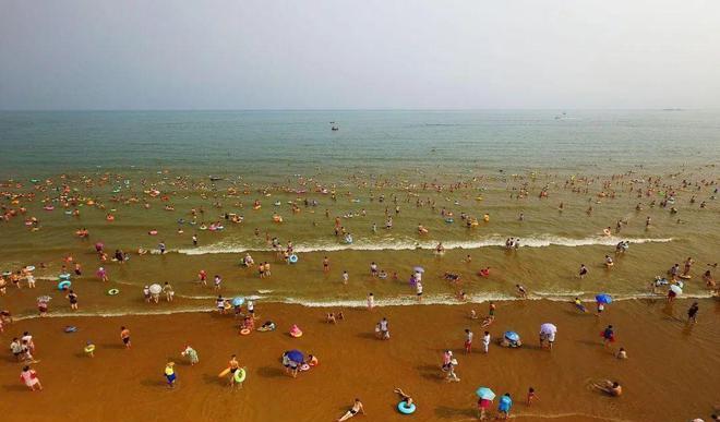 鲅鱼圈月亮湾风景区,鲅鱼圈望儿山日照金山