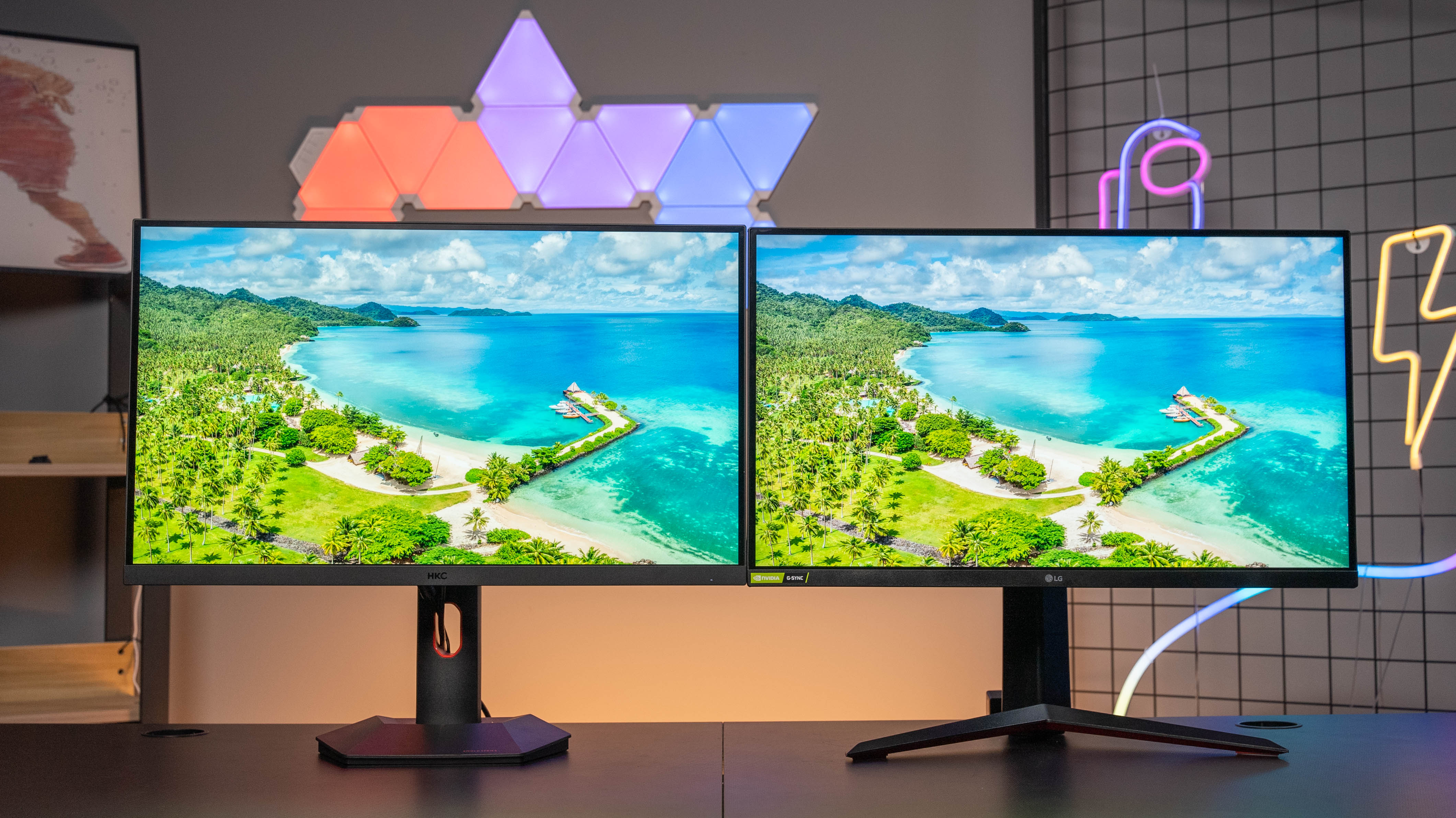 hkcig27q和sg27显示器测评,27gp850-b和q27g3z显示器对比