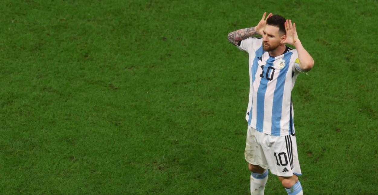 梅西的眼睛,梅西的双眼发光