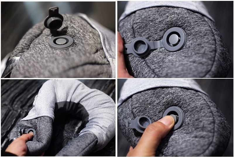 自动充气恒温热敷德国蓝宝颈椎按摩枕