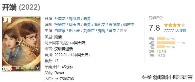 2022公认十部最好看剧排名,2022年十部好剧排名