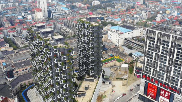 中国第一个垂直森林住宅项目,黄冈垂直森林住宅