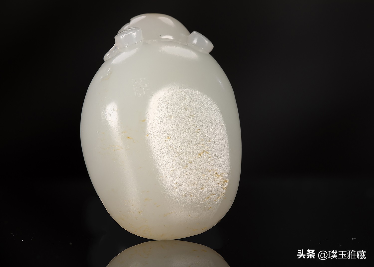 和田玉籽料青白玉财神把件价格,和田玉老料财神把件