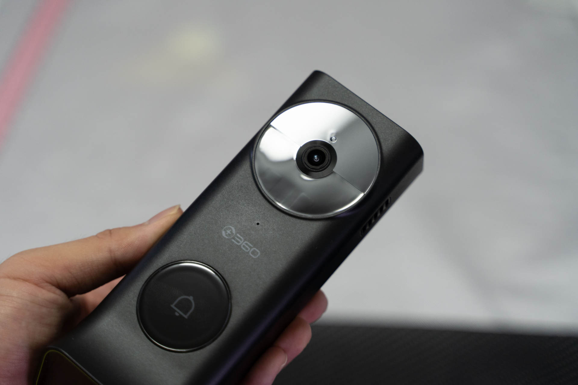 不插电可视门铃带显示屏无线,无需打孔家用门铃