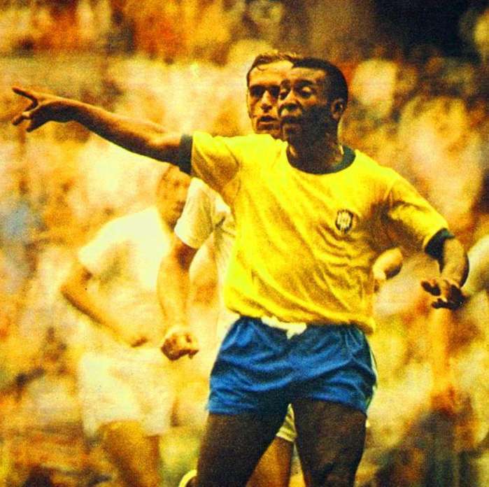 球王贝利巴西足球传奇,世界公认的三位球王