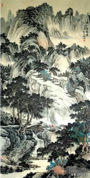 集名家精品山水画70幅欣赏,陈学良山水画精品欣赏40幅