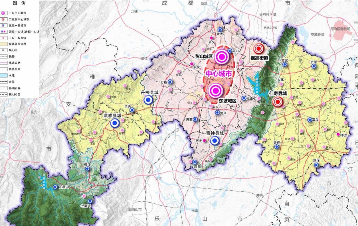 眉山是成都的副中心城市,眉山市划归成都都市圈了吗